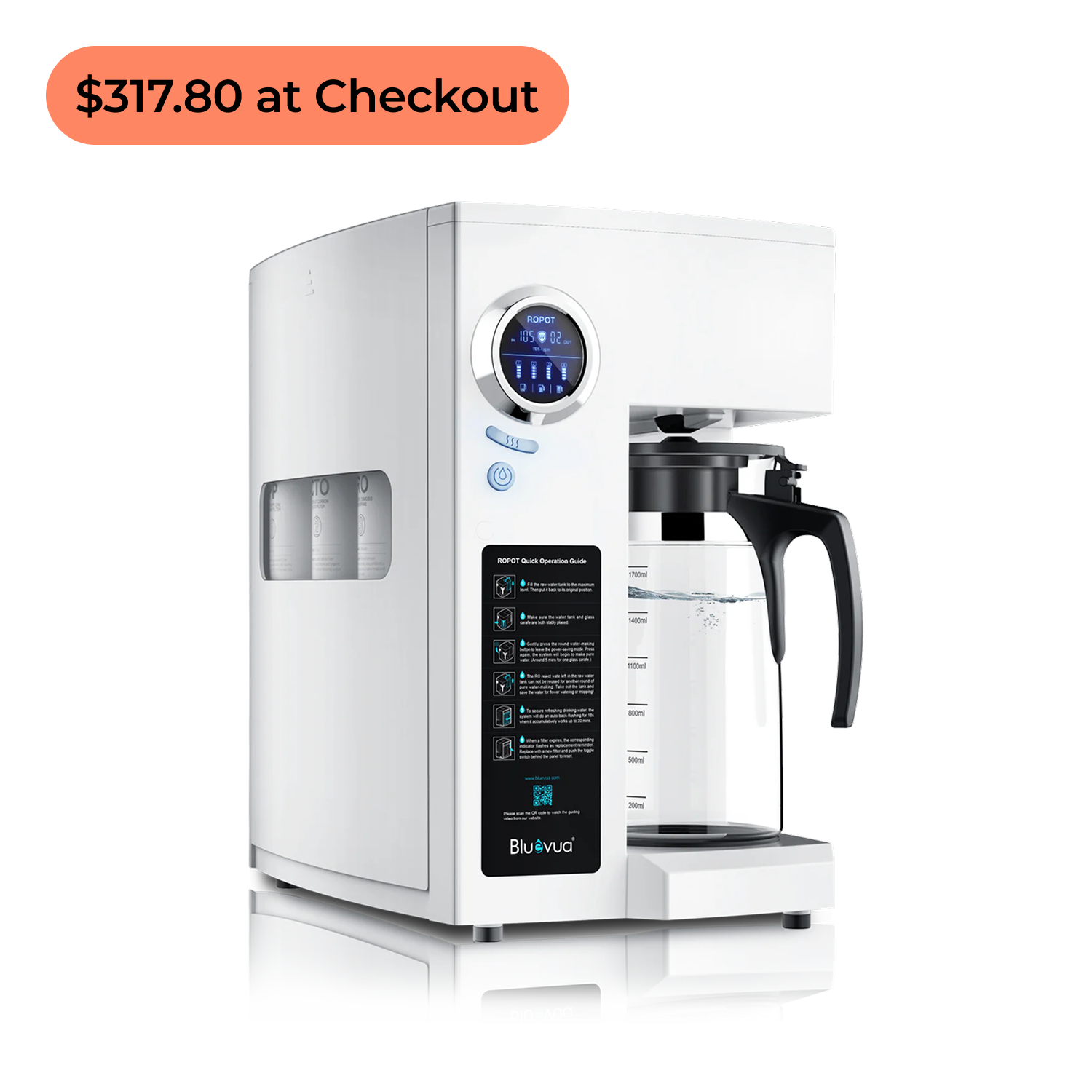 ROPOT(UV) Countertop Reverse Osmosis Water System