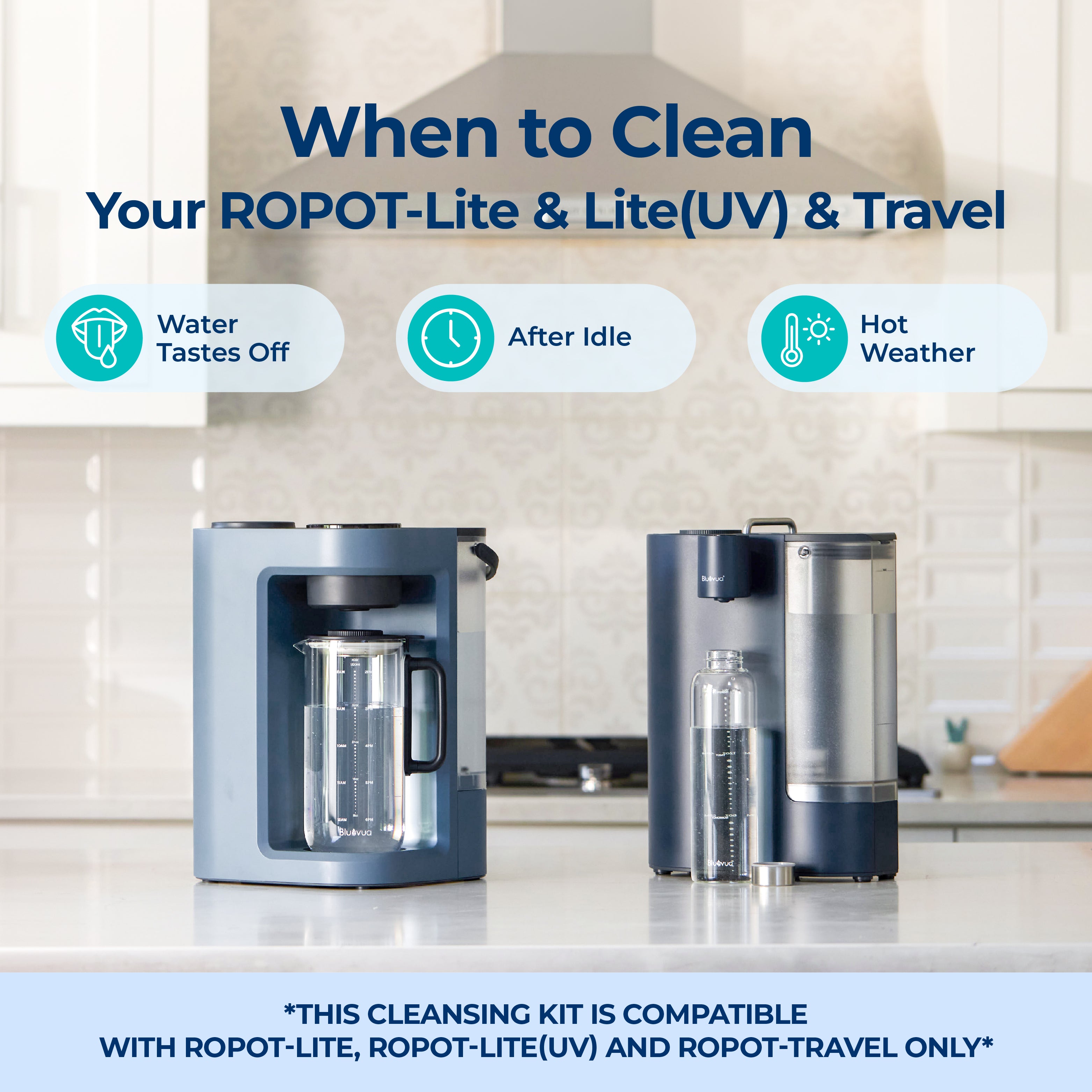 Cleansing Kit for ROPOT-Lite, ROPOT-Lite(UV) and ROPOT-Travel