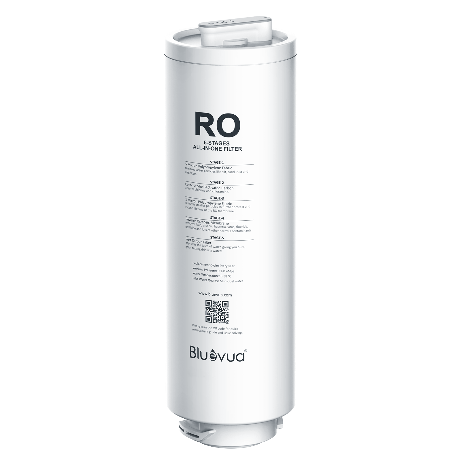 5-in-1 Replacement Filter for ROPOT-Lite and ROPOT-Lite(UV) RO