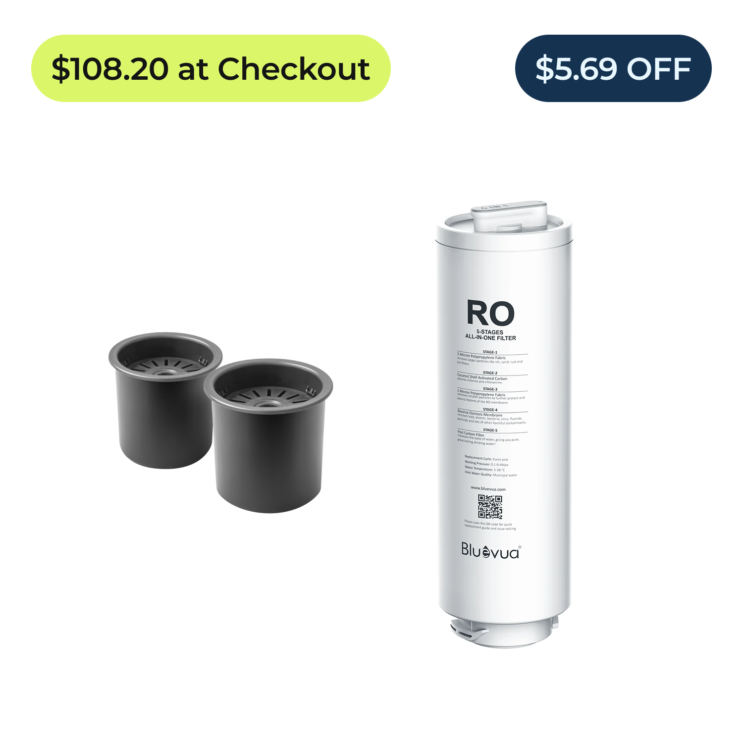 ROPOT-Lite/ROPOT-Lite(UV) Wellness Filter Set