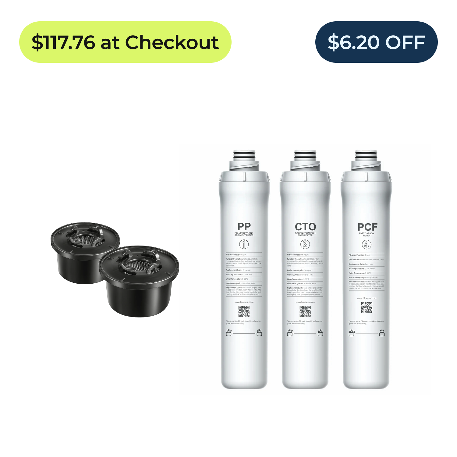 ROPOT/ROPOT(UV) Wellness Filter Set