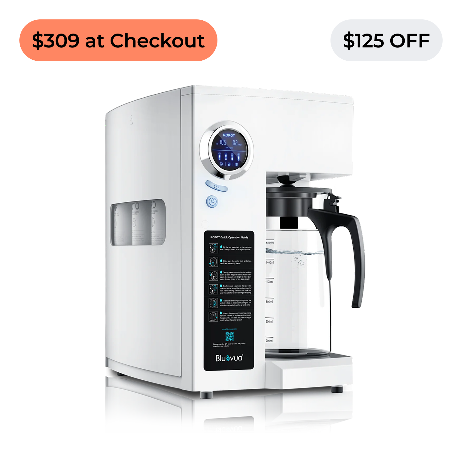 ROPOT Countertop Reverse Osmosis Water System