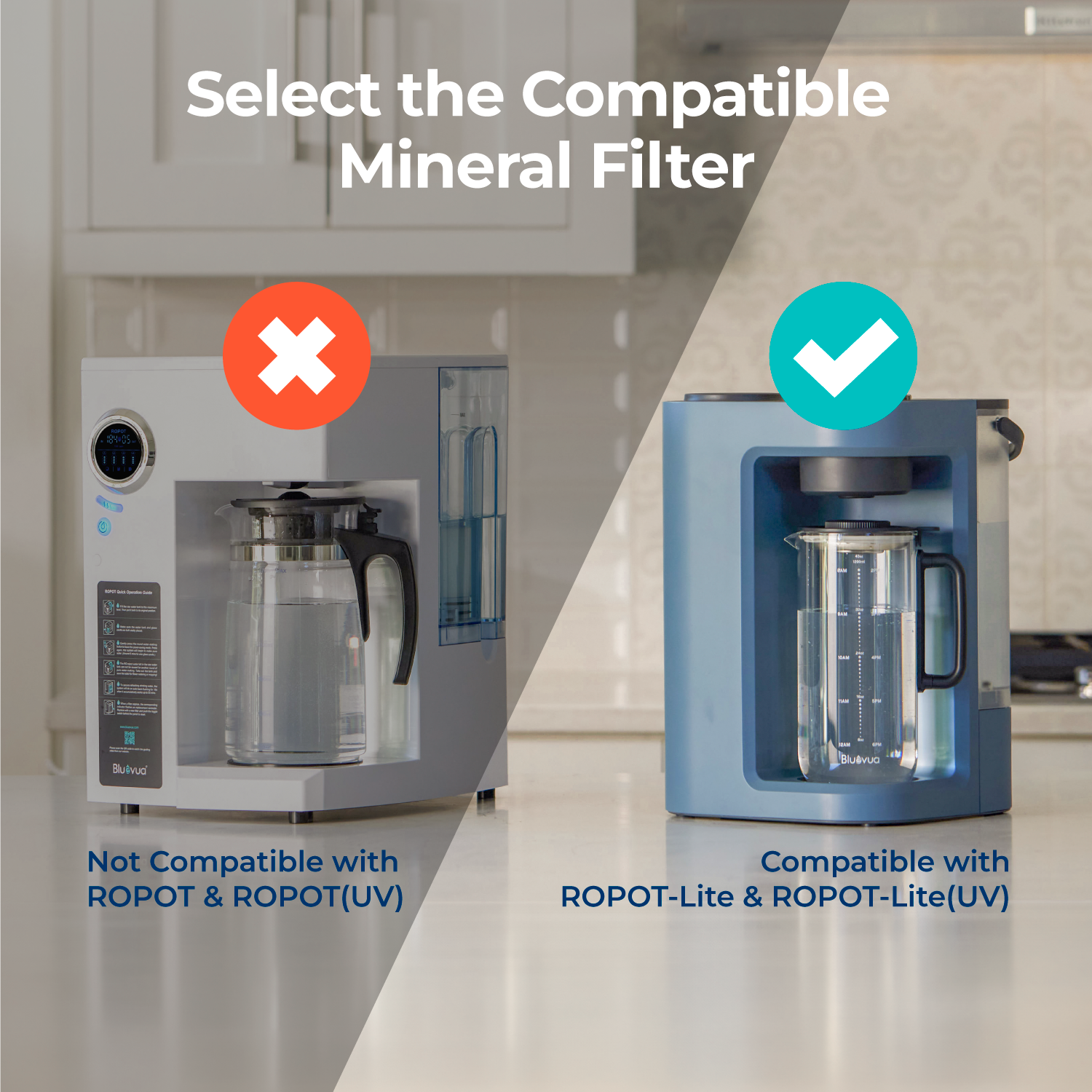 Dual-Pack Remineralization Filters for ROPOT-Lite and ROPOT-Lite(UV)