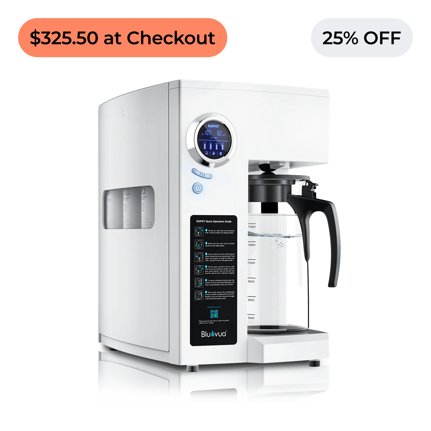 ROPOT Countertop Reverse Osmosis Water System