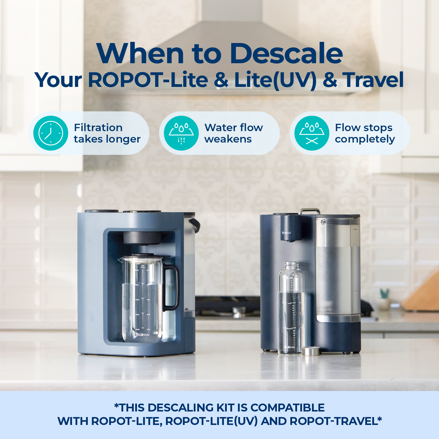 Descaling Kit for ROPOT-Lite, ROPOT-Lite(UV) and ROPOT-Travel