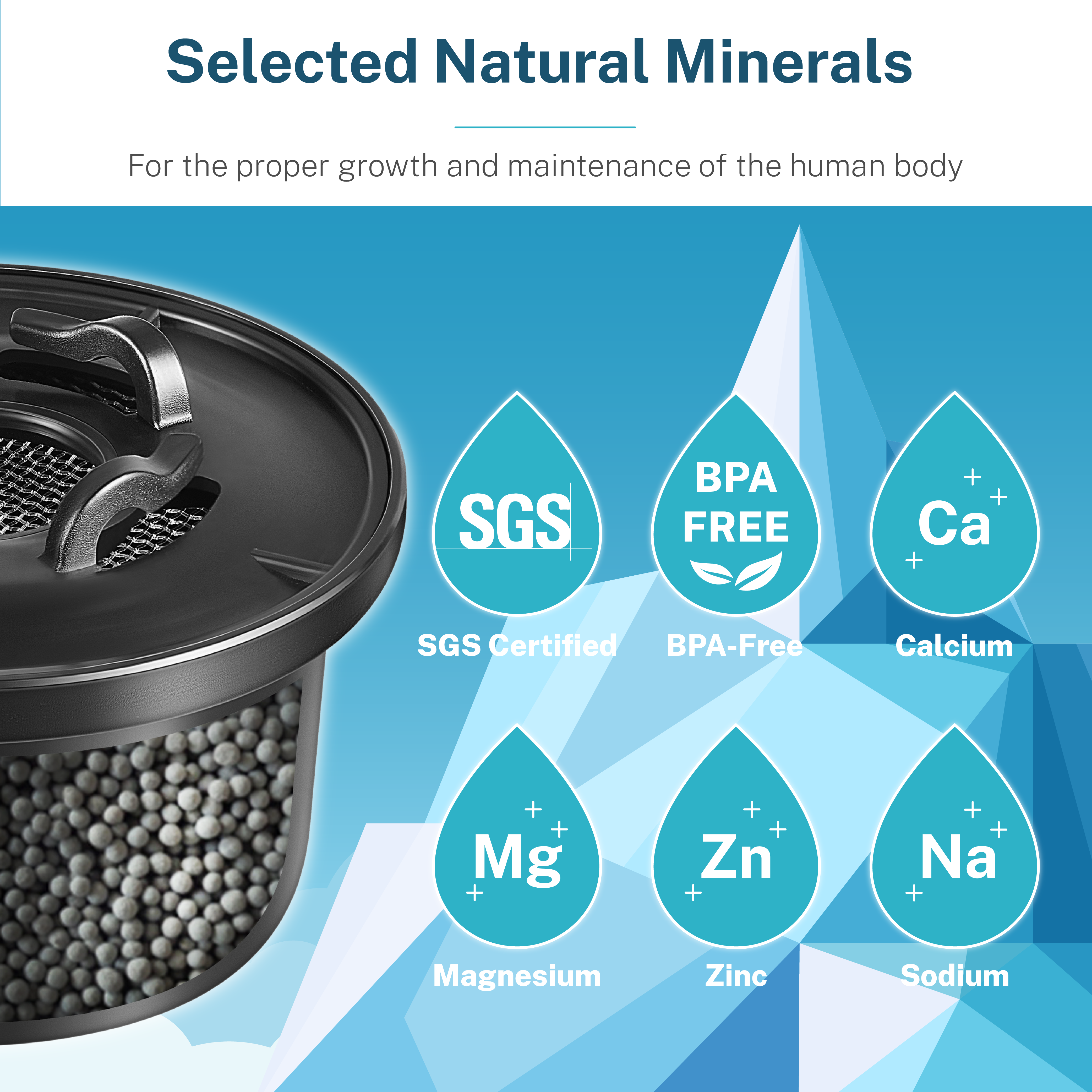 Remineralisierungsfilter für ROPOT und ROPOT(UV)